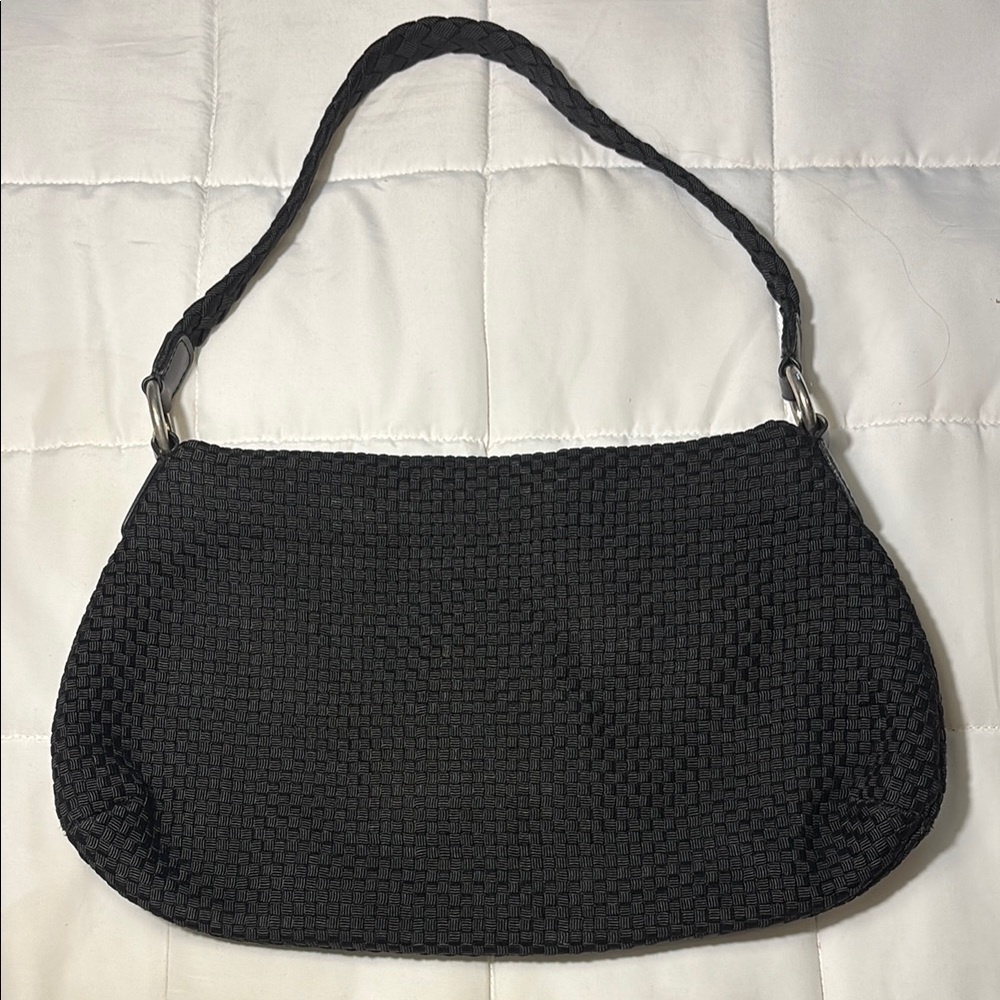 The Sak Black Woven Shoulder Bag